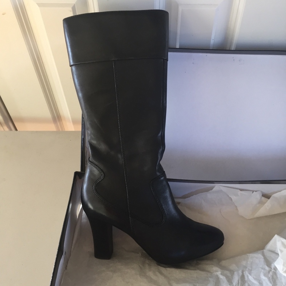 Heeled Leather Boots